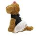PetEquip Pet Mesh Outfit Pet Small Animal Dress Skirt Leash Rope Vest Harness Clothes D Ring Dress