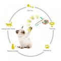 Yinrunx Cat Toys Cat Toy Cat Toys for Indoor Cats Best Sellers Cat Toys for Indoor Cats Cat Exercise Kitten Toys Cat Wand Pet Cat Playful Rebound Feather Cat Toy