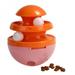 Wisremt 1pc Interactive Dog Cat Food Treat Ball Bowl Toy Funny Pet Shaking Leakage Food Container Puppy Cat Tower Tracks Roller Toys Pink S