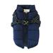 2 In 1 Pet Dog Winter Warm Skiing Costume Coat Vest With Chest Strap Harness Warm Clothes for Small Large Dogs