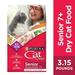 Purina Cat Chow Chicken Flavor Dry Cat Food for Senior Cats 3.15 lb Bag