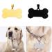 SPRING PARK Pet ID Tag Bone Shape Double Sided Dog Cat Pet Name Phone Number ID Tag Charm Personalized Blank Bone Tags