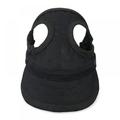 Retap Pet Outdoor Costume Hat Simple Solid Colors Oxford Cloth Baseball Cap Designed Hole for Ears S/M/L/XL