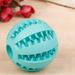 Pet Dog Rubber Ball Teeth Funny Toy Chew Treat Dogs Play Toy Training Dental
