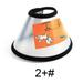 Autmor Adjustable Recovery Pet Cone E-Collar For Cats And Dogs Pet Anti-Bite Lick Wound Protective Collar