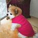 Luxsea Pet Dogs Autumn Winter Thickened Vest Coat Small Medium Dogs Warm Costume with Traction Ring
