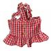 Retap Pet Dog Clothes Dresses Puppy Pet Spring Summer Clothes Doggie Cotton Princess Dress Hat Suit