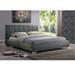 Strick & Bolton Tacita Grey Queen-size Platform Bed