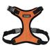 Voyager Step-In Lock Pet Harness - All Weather Mesh Adjustable Step In Harness for Cats and Dogs by Best Pet Supplies - Orange/Black Trim M