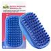 Scrubit Pet Bath Brush â€“ Shampoo & Massage Soft Rubber Brush for Dogs Cats and Other Pets â€“ Grooming Tool for Removing Shed Fur from Animals â€“ Bathing Comb for Short & Long Pet Hair