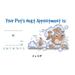 Pet Appointment Cards Vet Grooming Client Reminder Cards 2 x 3.5 100 Ct Packs (200 Pack)