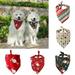 Shulemin Christmas Pet Dog Puppy Santa Elk Snowflake Bandana Bibs Towel Scarf Neckerchief Gift Style