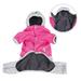 SussexHome Pets XXL Dog Jumpsuit for XXL Dogs - Washable Cute Dog Clothes Waterproof Dog Jacket - Full Coverage Dog Hoodie - Fuschia