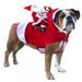 MELLCO Small Large Dogs Santa Cosplay Outfit For Christmas Carnival Pet Costumes Apparel Party Dressing Up Clothing