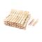 60Pcs Household Wooden Nonslip Multipurpose Clothing Clothespins Clips - Wood Color - 2.4