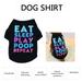 Tomshoo Dog Shirt Dog T-Shirts Dog Spring Summer Clothes Printed Pet Clothing Pet Summer Clothes for Puppy Dogs