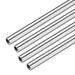 4Pcs 304 Stainless Steel Capillary Tube 7.5mm ID 8.5mm OD 300mm Long 0.5mm Wall - Silver
