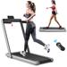 SuperFit 2.25HP 2 in 1 Dual Display Folding Treadmill Jogging Machine - Dual Display