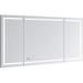 AQUADOM Signature Royale, 60"x30"x5", Bathroom Led Lighted Medicine Cabinet, Defogger, Integrated 3X Magnifying Mirror