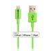 [MFi Certified] Cable Matters 10-Pack Lightning Cable in Green 6.6 Feet/2 Meters