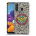 Head Case Designs Officially Licensed Wonder Woman DC Comics Vintage Art Comics Logo Soft Gel Case Compatible with Samsung Galaxy A21 (2020)