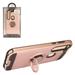 GSA Brushed Case w/Ring Stand for Motorola Moto G Stylus XT2043 -Rose Gold/Black