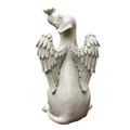 Siaonvr Angel Dog Butterfly Tribute Puppy Statue Sculpture Outdoor Garden Resin Decor