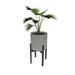 Vita Vaxa 14 Self-Watering Planter with Bamboo Stand Graphite VT17801