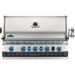 Napoleon Prestige Pro 665 Built-in Natural Gas Grill With Infrared Rear Burner