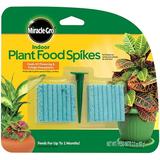 Miracle-Gro Indoor Plant Food Spikes Includes 48 Spikes - Continuous Feeding for all Flowering and Foliage Houseplants - NPK 6-12-6 Pack of 1