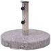 Anself Parasol Stand Stainless Steel Outdoor Beach Umbrella Base Holder 17.7Inches