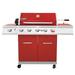 Royal Gourmet GA5403R 5-Burner BBQ Cabinet Style Gas Grill with Rotisserie Kit Rear Burner Sear Burner and Side Burner