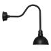 Cocoweb 12 Blackspot LED Barn Light with Sleek Arm in Matte Black