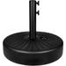 Simple Deluxe 20 Heavy Duty Patio Umbrella Base Stand with Steel Holder Water Filled 50lbs Weight Capacity