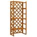 vidaXL Plant Rack Plant Stand with Trellis Flower Pot Stand Solid Firwood