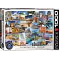 World Globetrotter 1000-Piece Puzzle