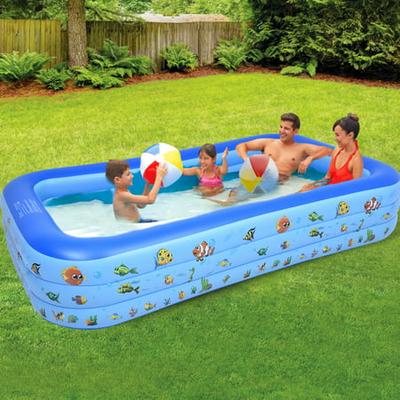 Durable Inflatable Swimming Pool Family Kids Adults Garden Paddling Pools Toys 