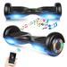 V.I.P. Hoverboard 200 Lbs. Max Weight 6 Mph Max Speed Hoverboard with LED light 6.5 Self Balancing Electric Hoverboard for Kids Adults Gifts Black