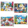 MasterPieces 500 Piece Jigsaw Puzzle - Wild & Whimsical 4-pack - 14 x19