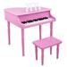 Wooden Toys: 30-key Children s Wooden Piano / Four Feet / with Music Stand Mechanical Sound Quality Pink