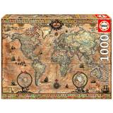 1000 Piece Puzzle - Antique World Map