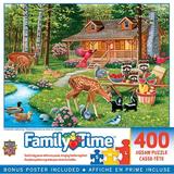 MasterPieces 400 Piece Jigsaw Puzzle - Creekside Gathering - 18 x24