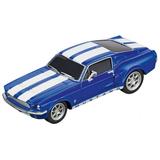 Carrera GO!!! 64146 1:43 Scale Analog Slot Car Racing Vehicle - Ford Mustang 67 Blue