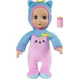 Luvzies by Luvabella Kitten Onesie 11-inch Cuddly Baby Doll with Bottle Accessory for Kids Aged 4 and up