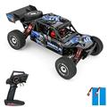 Wltoys Wltoys 124018 High Speed Racing Car 60km/h 1/12 2.4GHz RC Car Off-Road Drift Car RTR 4WD Aluminum Alloy Chassis Zinc Alloy Gear with 2 Battery