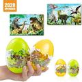 Dinosaur Puzzle Wooden Puzzles 60 Pieces Puzzles for Kids 4-8 Years Old Dino Toys 2 Pack Dinosaurs Egg Puzzles Jigsaw Puzzle Boys Girls Gift