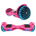 Hover-1 i-200 Hoverboard with Built-In Bluetooth Speaker LED Headlights LED Wheel lights 7 MPH Max Speed - Pink