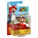 Super Mario World of Nintendo 2.5 Inch Figure | Tipping Hat Fire Mario