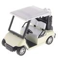 SANWOOD Pull Back Car Toy 1/20 Scale Alloy Golf Cart Diecast Pull Back Car Model Kids Toy Collectible