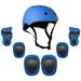 moobody Kids 7 in 1 Helmet and Pads Set Adjustable Kids Knee Pads Elbow Pads Wrist Guards for Scooter Skateboard Roller Skating Cycling